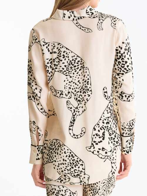 Lisca Nachtmode Tamara leopard spots blouse