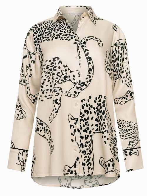 Lisca Nachtmode Tamara leopard spots blouse