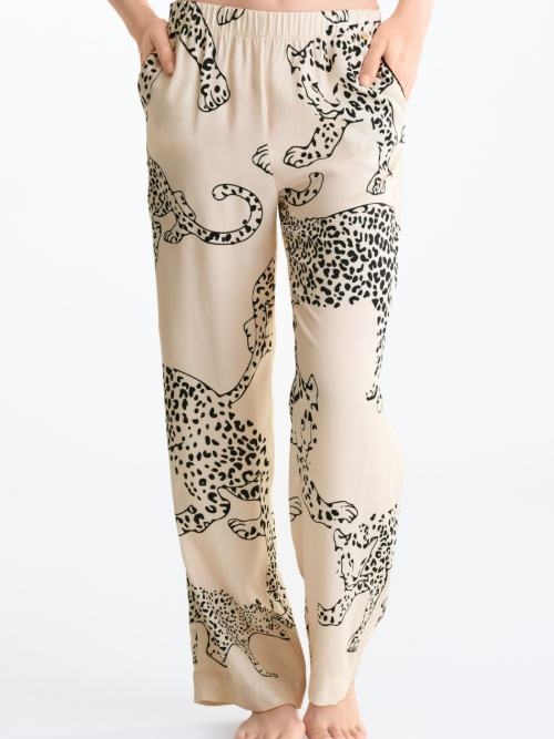 Lisca Nachtmode Tamara leopard spots pantalon de pyjama