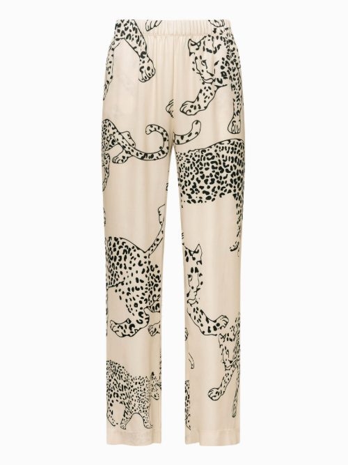 Lisca Nachtmode Tamara leopard spots pantalon de pyjama