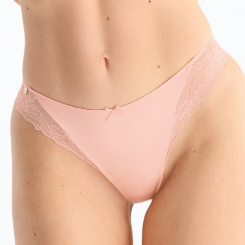 Lisca Sugarlace pink mist slip brésilien