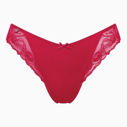 Lisca Sugarlace cherry crimson slip brésilien