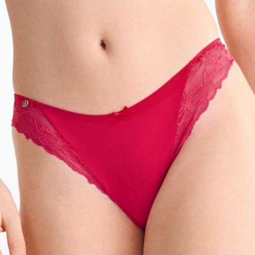 Lisca Sugarlace cherry crimson slip brésilien