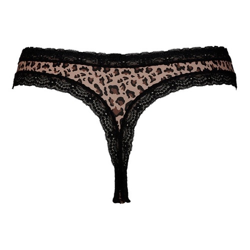 After Eden Giselle animal print culotte string