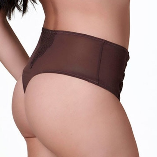 After Eden D-Cup & Up NF BO brun foncé culotte string