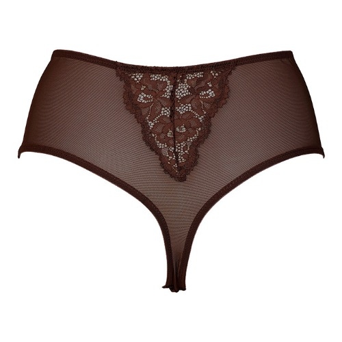 After Eden D-Cup & Up NF BO brun foncé culotte string