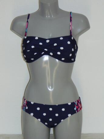 NICKEY NOBEL CLOUDS Blue print padded Bikinitop + Brief
