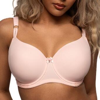 After Eden D-Cup & Up Faro Full cover bra fancy lace back Light Pink