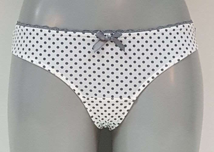 After Eden Marylin blanc/gris culotte string
