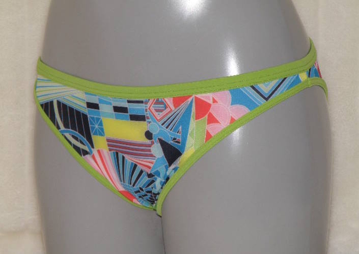 Maillots de bain Marlies Dekkers Yellow Submarine print/vert slip de bikini Maillots de bain Marlies Dekkers Yellow Submarine print/vert slip de bikini
