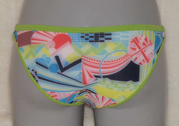 Maillots de bain Marlies Dekkers Yellow Submarine print/vert slip de bikini Maillots de bain Marlies Dekkers Yellow Submarine print/vert slip de bikini