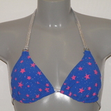 Plage de Sapph Noordwijk bleu/print haut de bikini préformé
