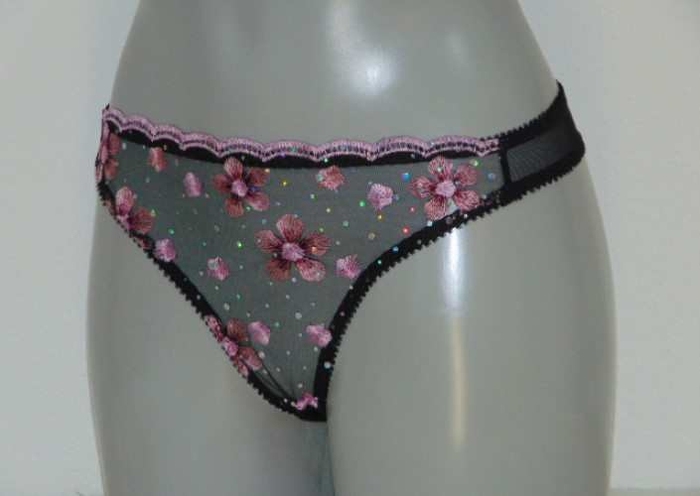 After Eden  noir/rose culotte string After Eden  noir/rose culotte string