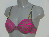 Plage de Sapph sample Hanalei rose/print haut de bikini préformé