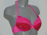 Plage de Sapph Bonaire rose/rouge haut de bikini préformé
