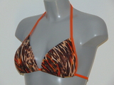 Plage de Sapph sample Havana marron haut de bikini préformé