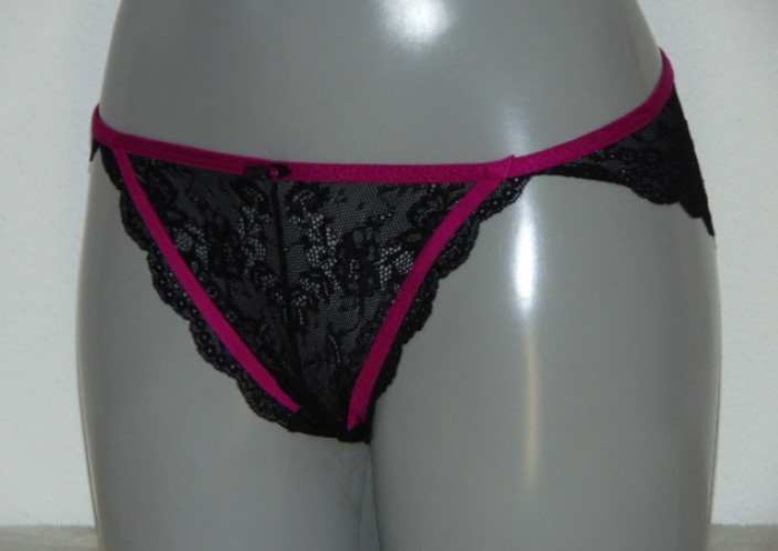 Sapph Cecilia noir/violet slip brésilien Sapph Cecilia noir/violet slip brésilien