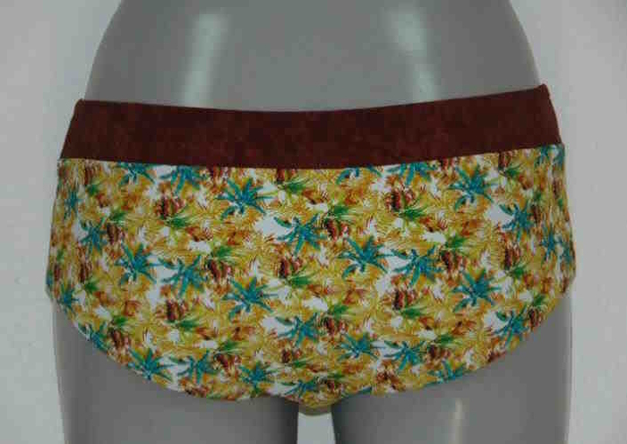 Plage de LingaDore Zanzi Coconut Tree jaune slip de bikini Plage de LingaDore Zanzi Coconut Tree jaune slip de bikini