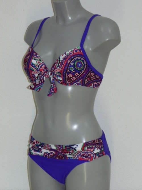 Nickey Nobel Paisley blanc/violet set Nickey Nobel Paisley blanc/violet set