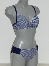 Nickey Nobel Karly bleu marine/blanc haut de bikini préformé