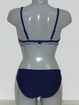 Nickey Nobel Karly bleu marine/blanc haut de bikini préformé