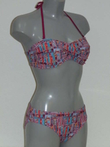 Nickey Nobel Lotte rose/print haut de bikini préformé