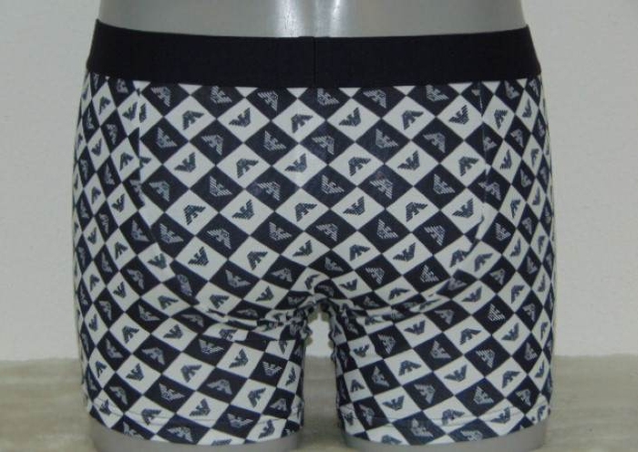 Armani Hommes Irriconoscibile noir/blanc boxer Armani Hommes Irriconoscibile noir/blanc boxer