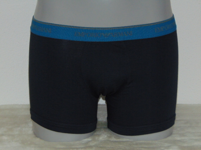 Armani Hommes Basamento bleu marine boxer Armani Hommes Basamento bleu marine boxer