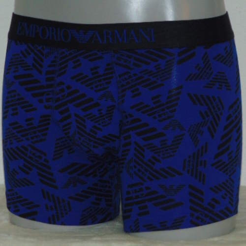 Armani Hommes Superiore bleu/print boxer Armani Hommes Superiore bleu/print boxer