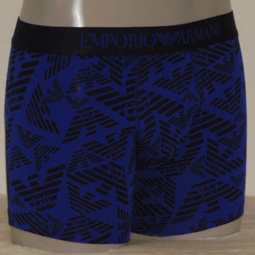 Armani Hommes Superiore bleu/print boxer Armani Hommes Superiore bleu/print boxer