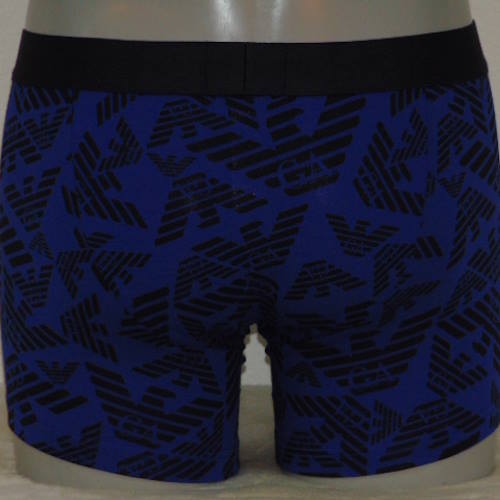 Armani Hommes Superiore bleu/print boxer Armani Hommes Superiore bleu/print boxer
