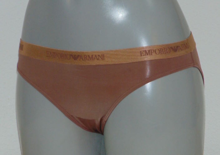 Armani Ladies Microfiber marron slip Armani Ladies Microfiber marron slip