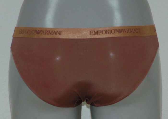 Armani Ladies Microfiber marron slip Armani Ladies Microfiber marron slip