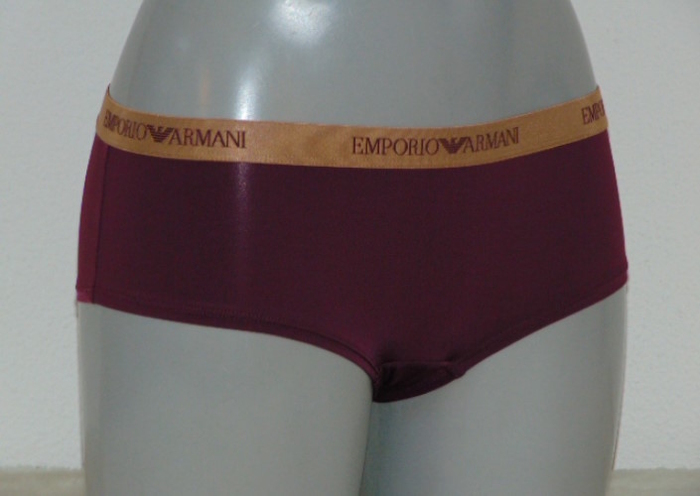 Armani Ladies Microfiber aubergine shortie Armani Ladies Microfiber aubergine shortie