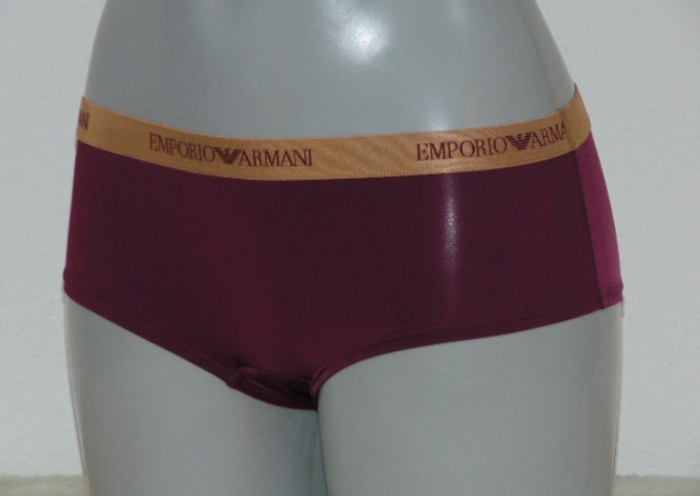 Armani Ladies Microfiber aubergine shortie Armani Ladies Microfiber aubergine shortie