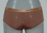 Emporio Armani Microfiber marron shortie