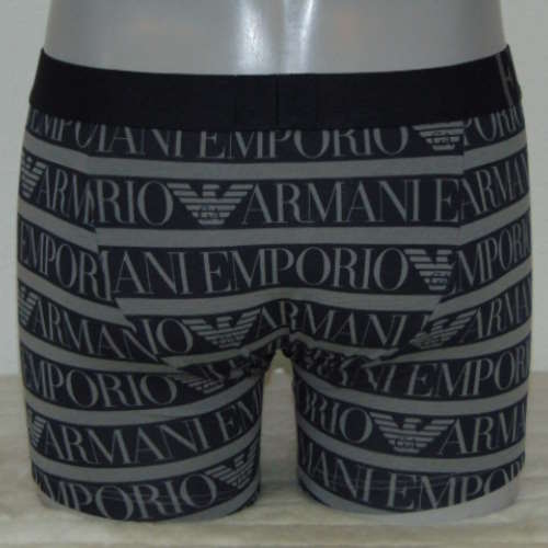 Armani Hommes Superiore gris/print boxer Armani Hommes Superiore gris/print boxer