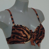 Missya Iris marron/print haut de bikini préformé