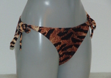 Missya Lavender marron/print slip de bikini