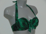 Missya Rose vert/print haut de bikini préformé