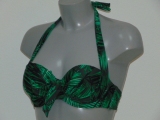 Missya Rose vert/print haut de bikini préformé