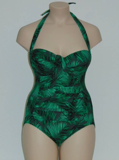 Missya Tulip vert/print maillot de bain