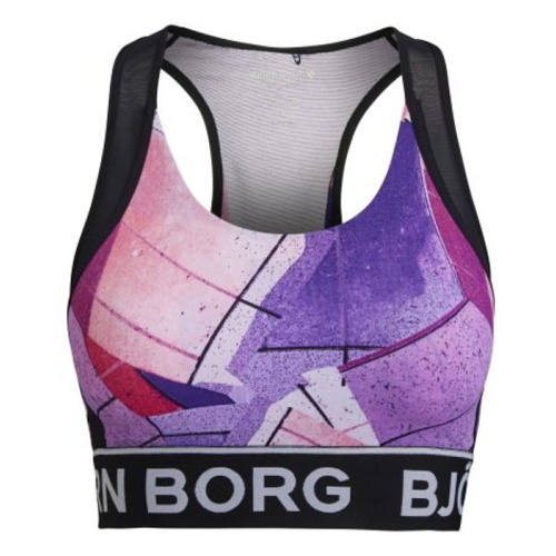 Björn Borg Dames  violet/print soutien-gorge de sport