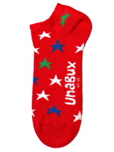 Unabux Cross-Cross rouge chaussettes