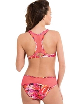 Lingadore Beach Paradise rose/print haut de bikini préformé