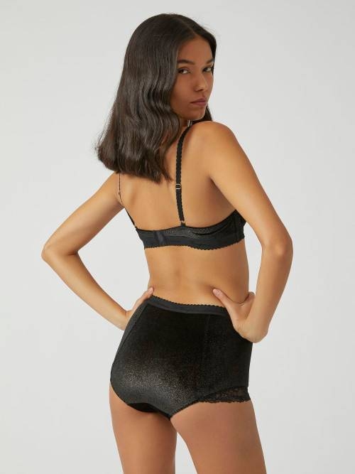 Armani Ladies Contoure noir slip Armani Ladies Contoure noir slip