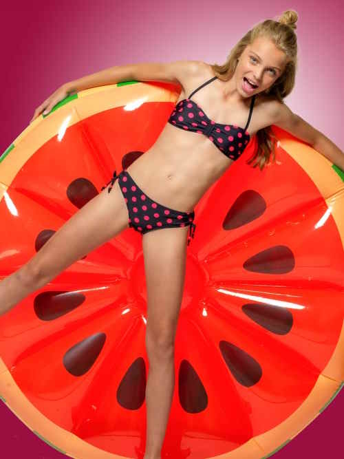 Seins et culottes bouffantes Pien noir/rouge set Seins et culottes bouffantes Pien noir/rouge set