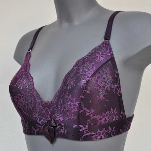 Eva In the Mood for Lace violet soutien-gorge sans armatures en dentelle Eva In the Mood for Lace violet soutien-gorge sans armatures en dentelle