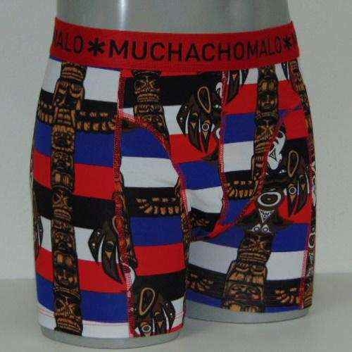 Muchachomalo Inka bleu/print boxer Muchachomalo Inka bleu/print boxer