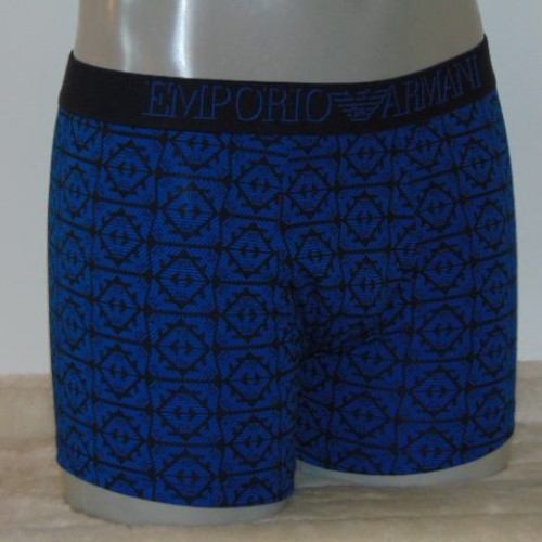 Armani Hommes Logo noir/bleu boxer Armani Hommes Logo noir/bleu boxer